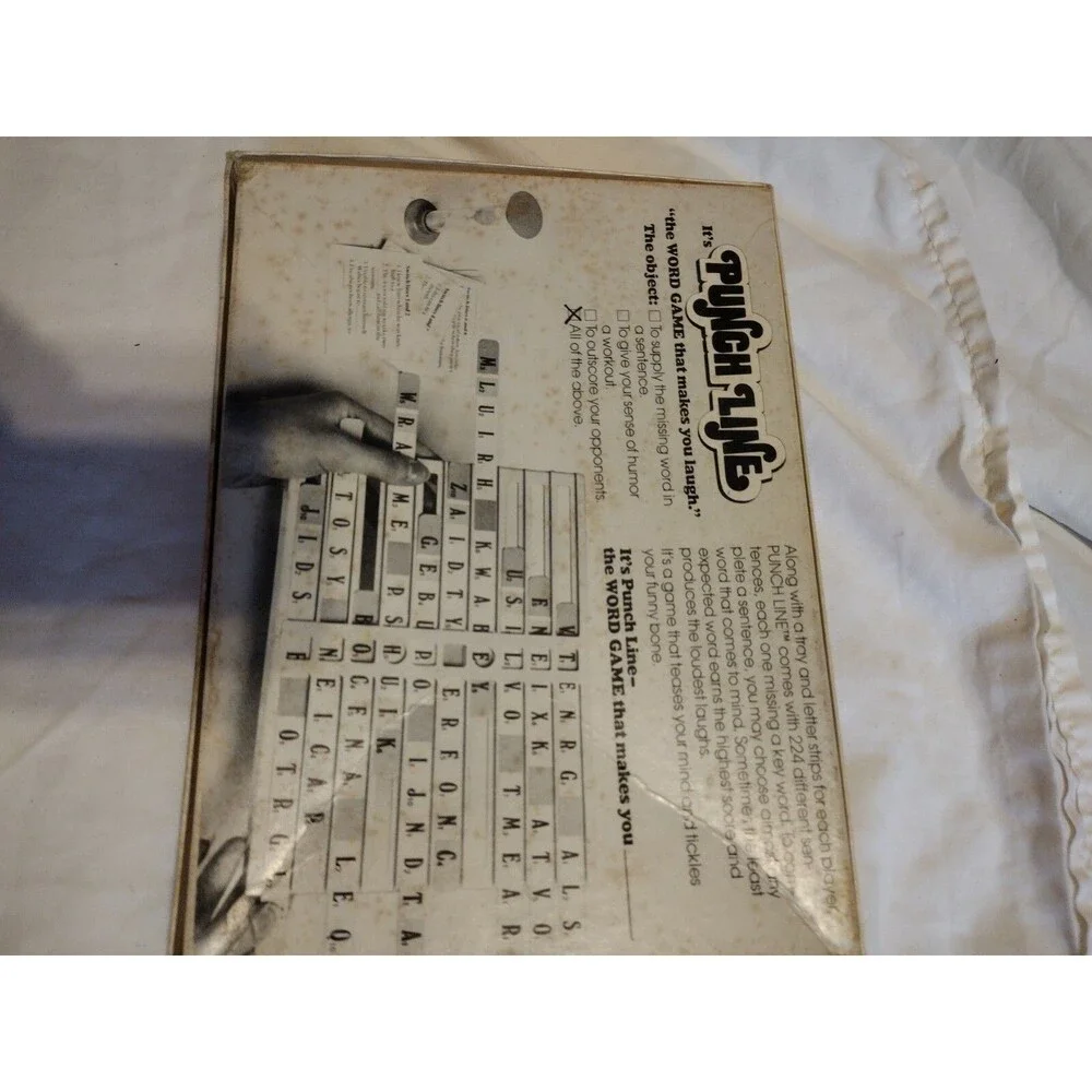 Vintage Punchline Parker Brothers 1978 Original Board Game